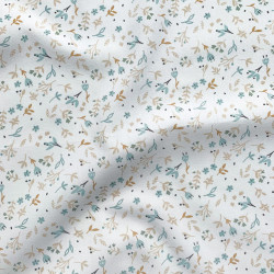 Printed Cotton AZRA Natural / Mist
